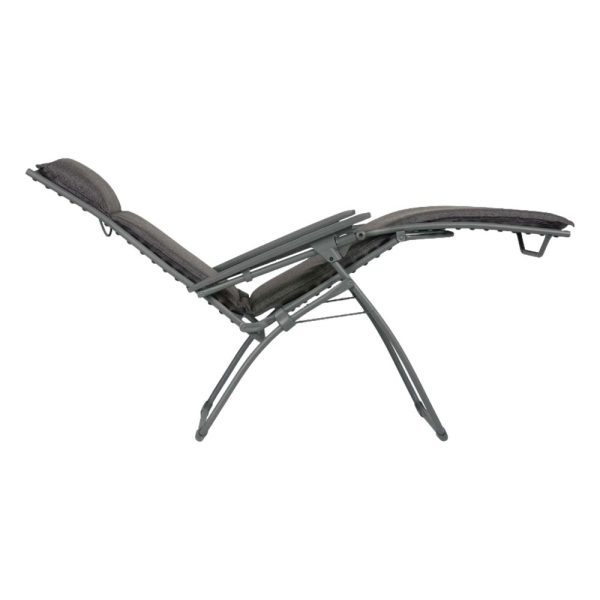 Poltrona Reclinabile Evolution Hedona in Acciaio e Textilene Lafuma - Onyx - immagine 2