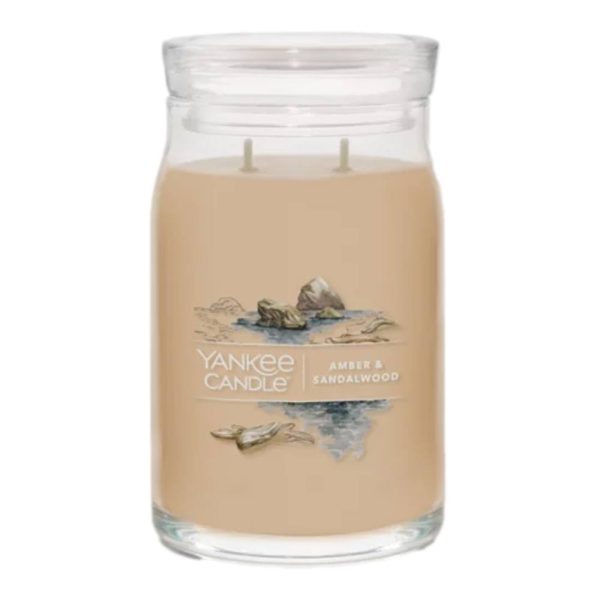 Giara Grande Signature Amber & Sandalwood Yankee Candle Mondo Verde