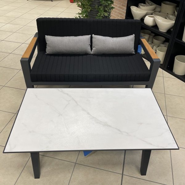 Salotto da Esterno Champion in Alluminio Higold - Nero - immagine 3