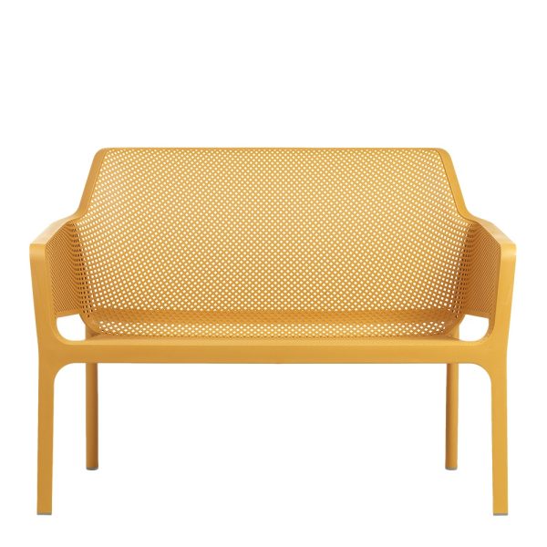 Panchina Net Bench in Resina Nardi - Senape