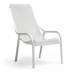 Poltrona Relax Net Lounge in Resina Nardi - Bianco