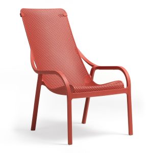 Poltrona Relax Net Lounge in Resina Nardi - Corallo