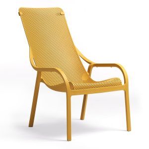 Poltrona Relax Net Lounge in Resina Nardi - Senape
