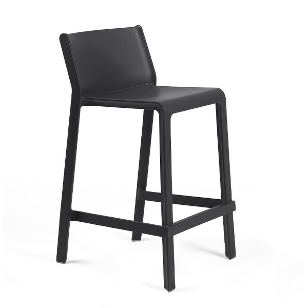 Sgabello Impilabile Trill Mini in Resina Nardi - Antracite