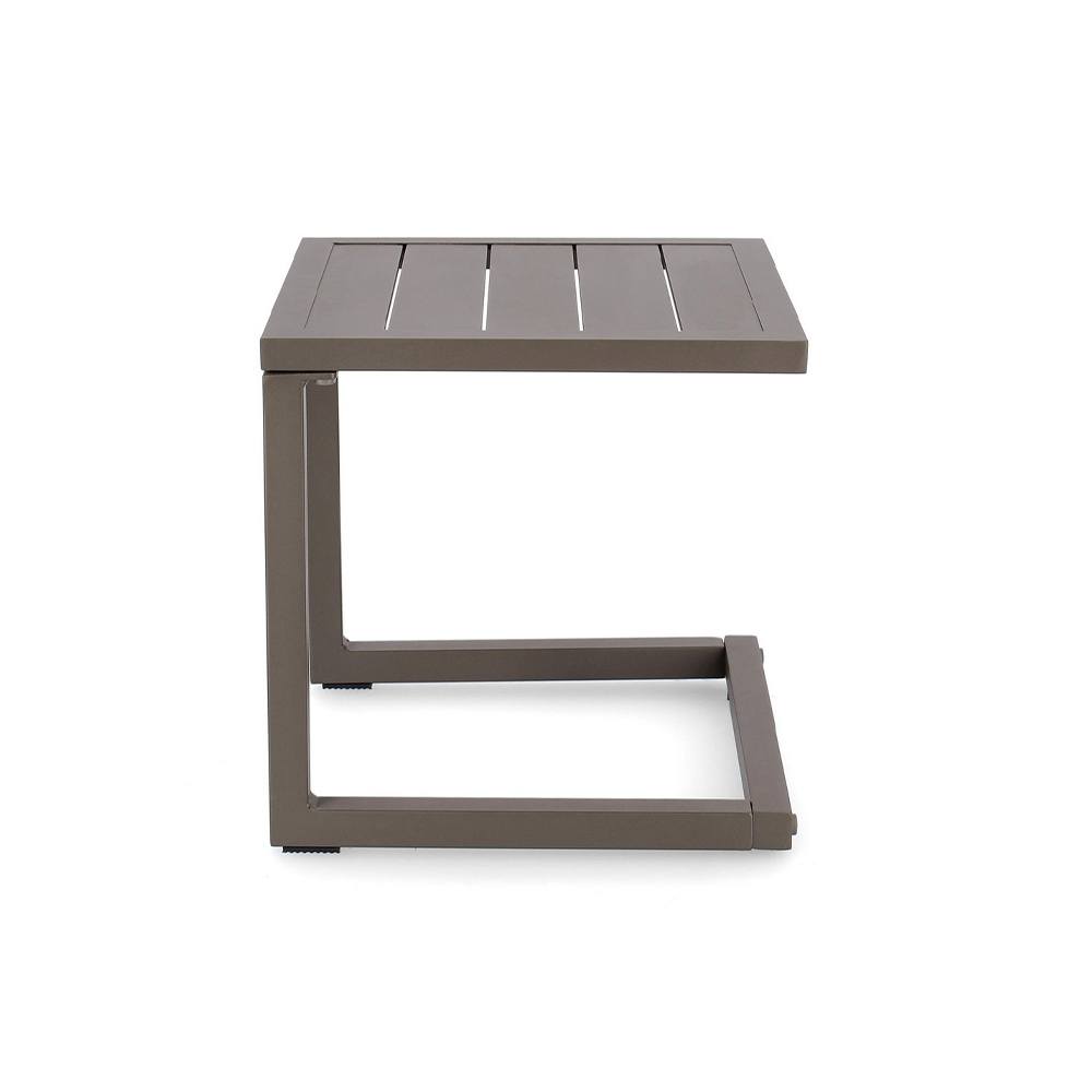 Tavolino Hilde in Alluminio, 40 x 40 cm Bizzotto - Caffè - immagine 2