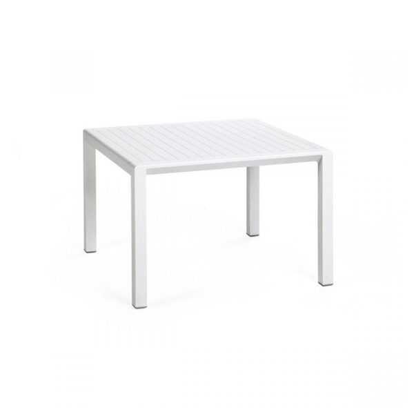 Tavolino Aria in Resina, 60 x 60 cm Nardi - Bianco