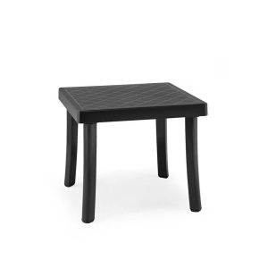 Tavolino Rodi in Resina, 46 x 46 cm Nardi - Antracite