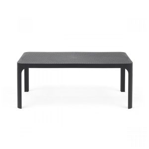 Tavolino Net in Resina, 100 x 60 cm Nardi - Antracite
