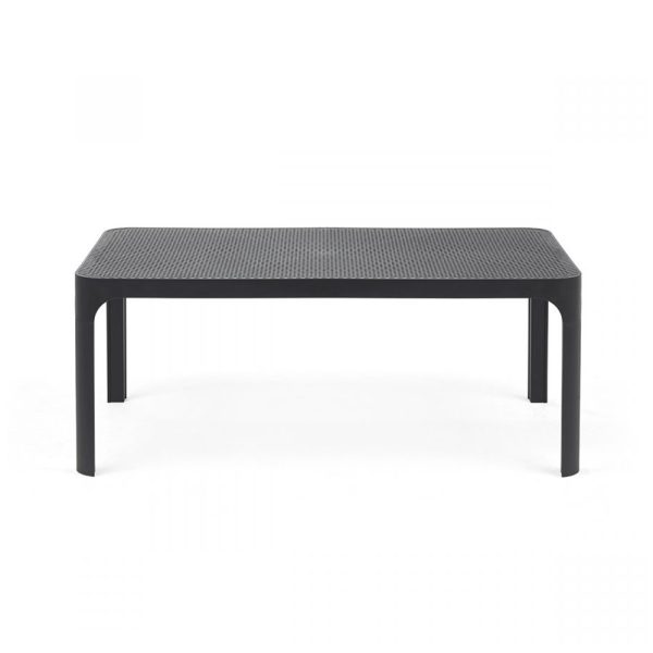 Tavolino Net in Resina, 100 x 60 cm Nardi - Antracite