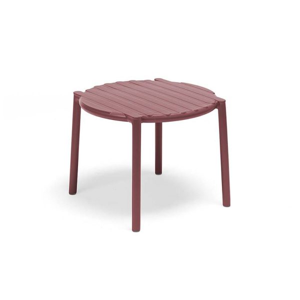 Tavolino Doga in Resina, ∅ 49 cm Nardi - Marsala