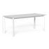 Tavolo Allungabile Milo in Alluminio, 120/180 x 80 cm Talenti - Bianco