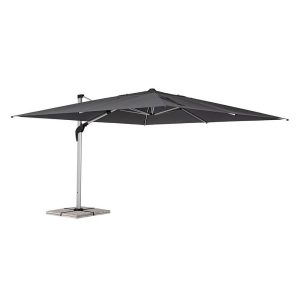Ombrellone Retrattile Basculante Aries in Alluminio, 400 x 400 cm Bizzotto
