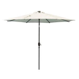 Ombrellone con Led e USB Ferrara in Alluminio, ∅ 300 cm Giardinia Outdoor