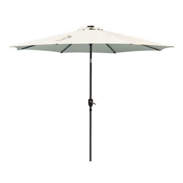 Ombrellone con Led e USB Ferrara in Alluminio, ∅ 300 cm Giardinia Outdoor