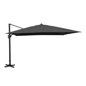 Ombrellone Retrattile Milano XXL in Alluminio, 400 x 400 cm Giardinia Outdoor