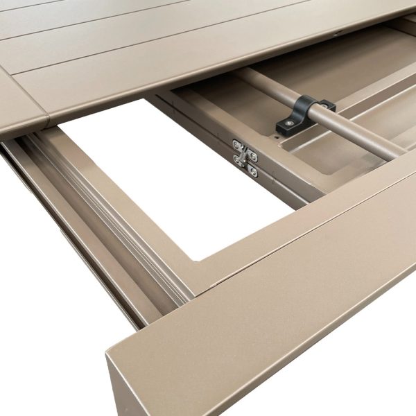 Tavolo Allungabile Burano in Alluminio, 160/240 x 90 cm Giardinia Outdoor - Bianco - immagine 3