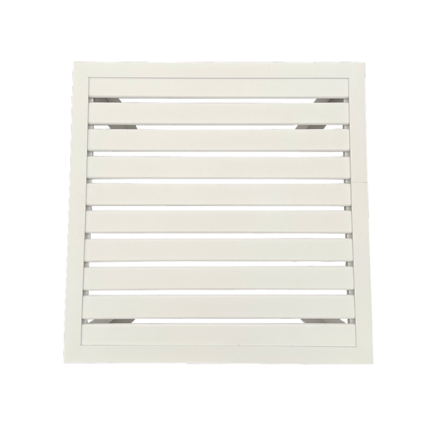 Tavolino Gallipoli in Alluminio, 45 x 45 cm Giardinia Outdoor - Bianco - immagine 2