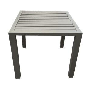 Tavolino Gallipoli in Alluminio, 45 x 45 cm Giardinia Outdoor - Light Grey