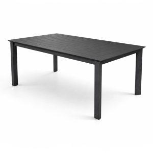 Tavolo Allungabile Burano in Alluminio, 160/240 x 90 cm Giardinia Outdoor - Antracite