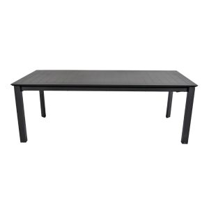 Tavolo Allungabile Burano in Alluminio, 220/330 x 110 cm Giardinia Outdoor - Antracite