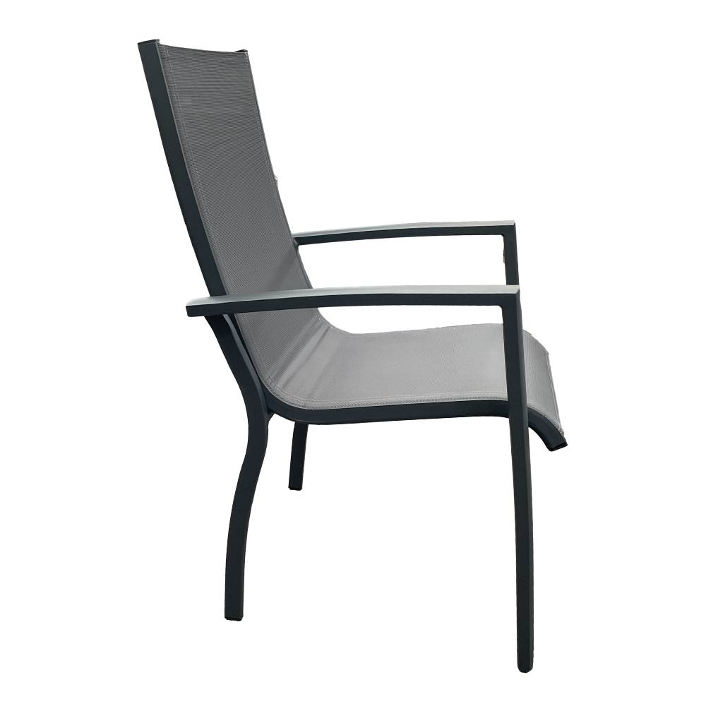 Poltrona New Boston in Alluminio MV Outdoor - Antracite - immagine 2