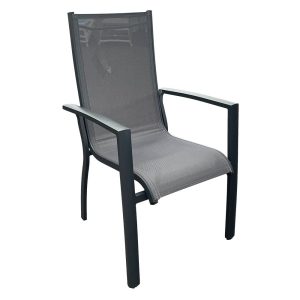 Poltrona New Boston in Alluminio MV Outdoor - Antracite