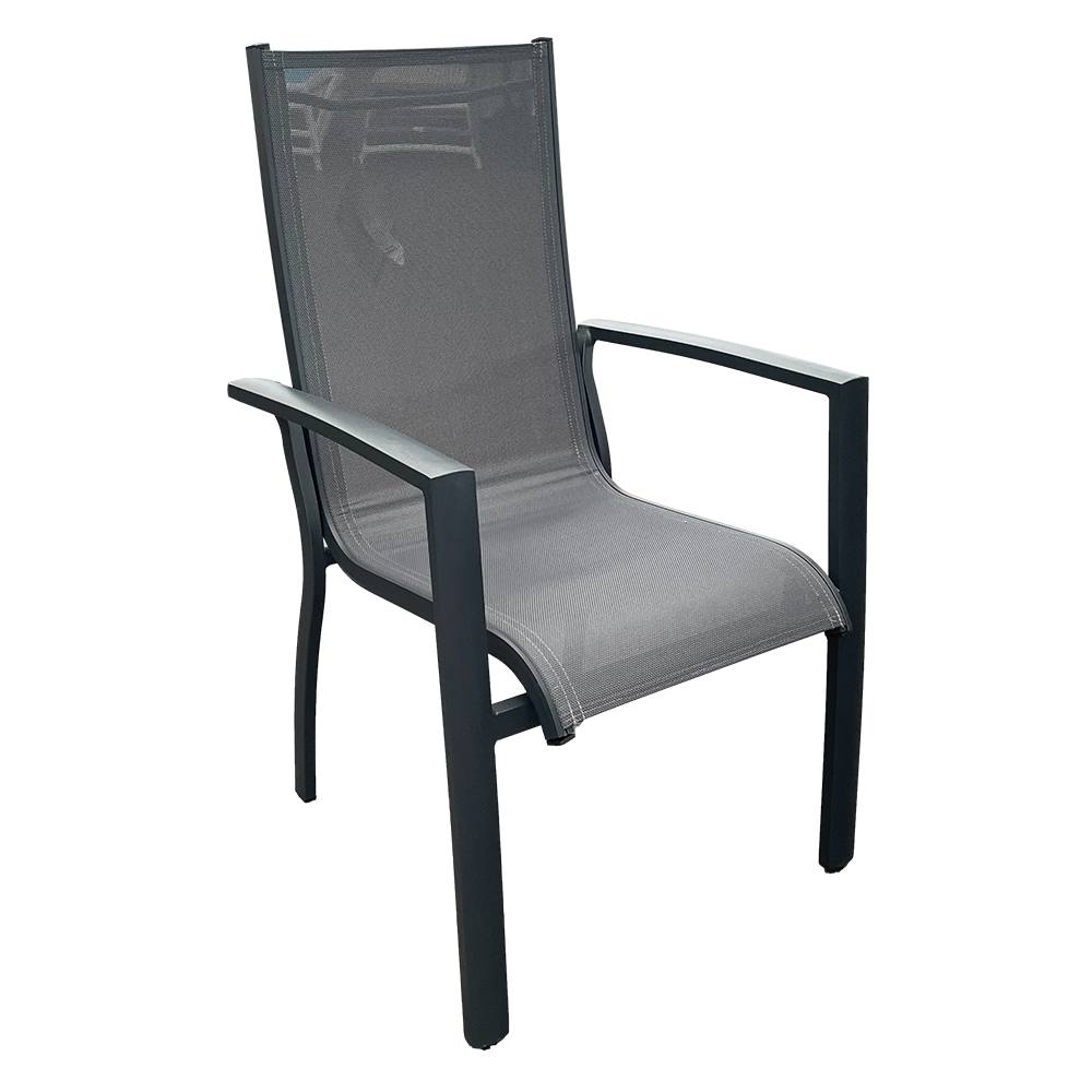 Poltrona New Boston in Alluminio MV Outdoor - Antracite