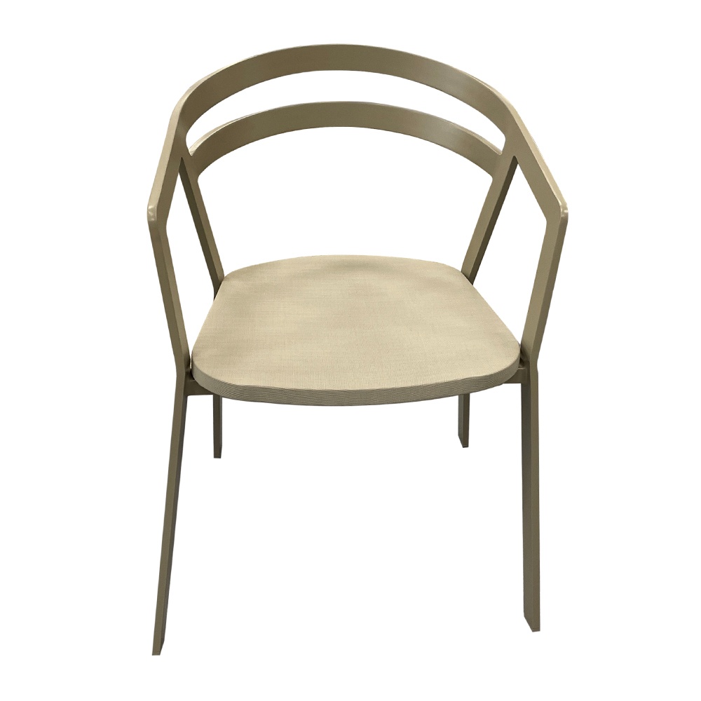 Poltroncina La Seine in Alluminio Talenti - Tortora - immagine 2