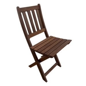 Sedia Pieghevole Gelsomino in Legno di Keruing