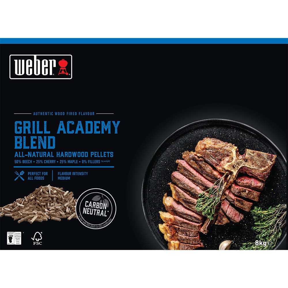Pellet di Legno Grill Academy Blend Weber - Confezione da 8 kg - immagine 2