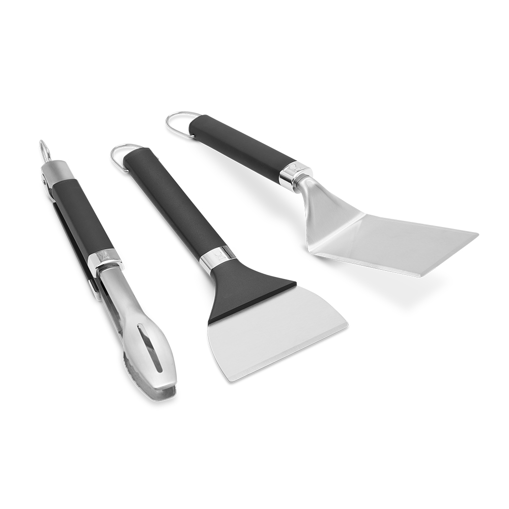 Kit di 3 Accessori in Acciaio Inox per Piastra Weber - 3400074 - immagine 2