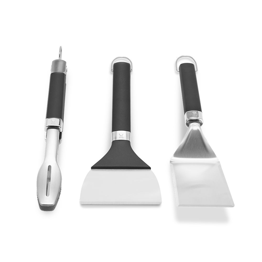 Kit di 3 Accessori in Acciaio Inox per Piastra Weber - 3400074 - immagine 3