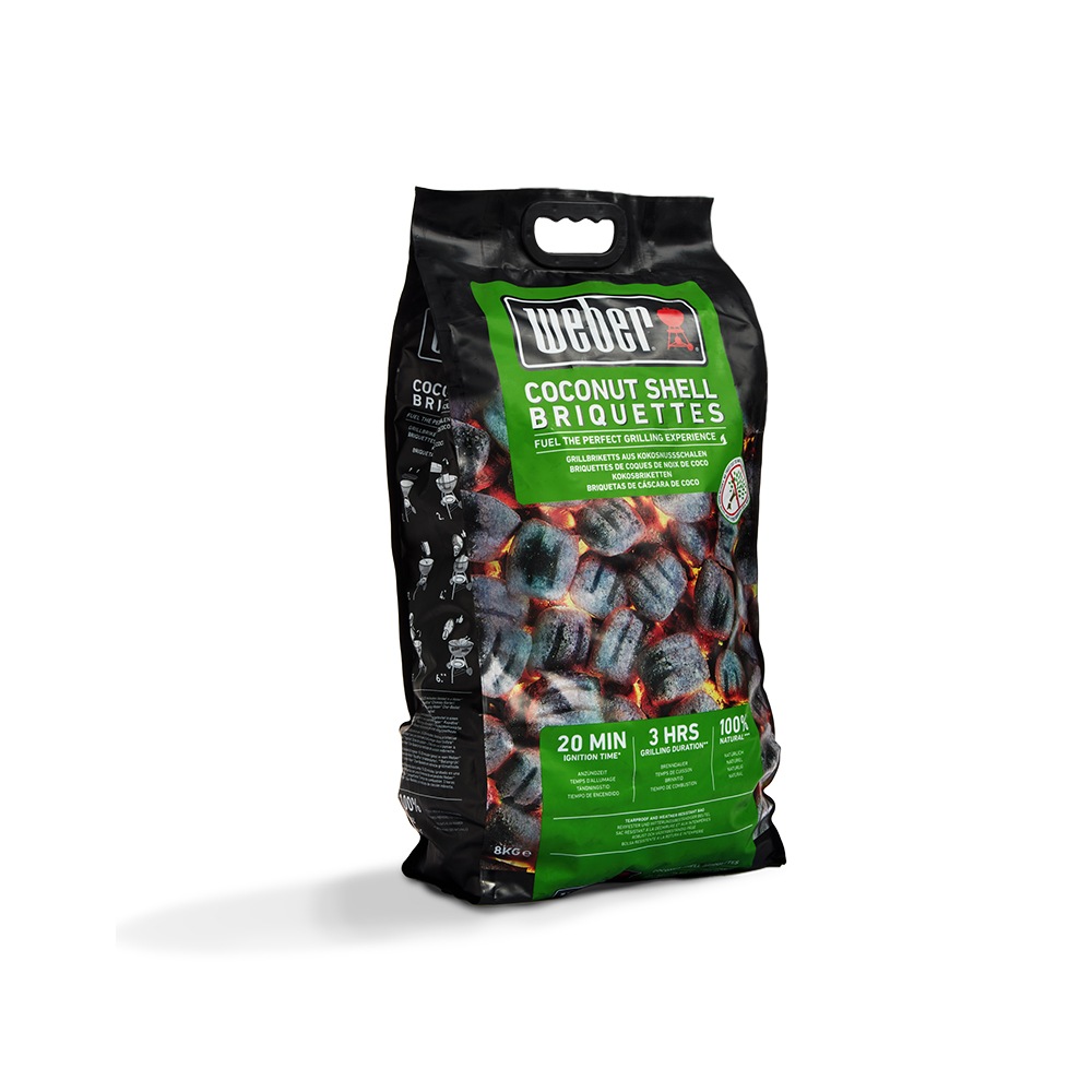 Bricchetti di Fibra di Cocco Weber - Sacco da 8 Kg - immagine 2