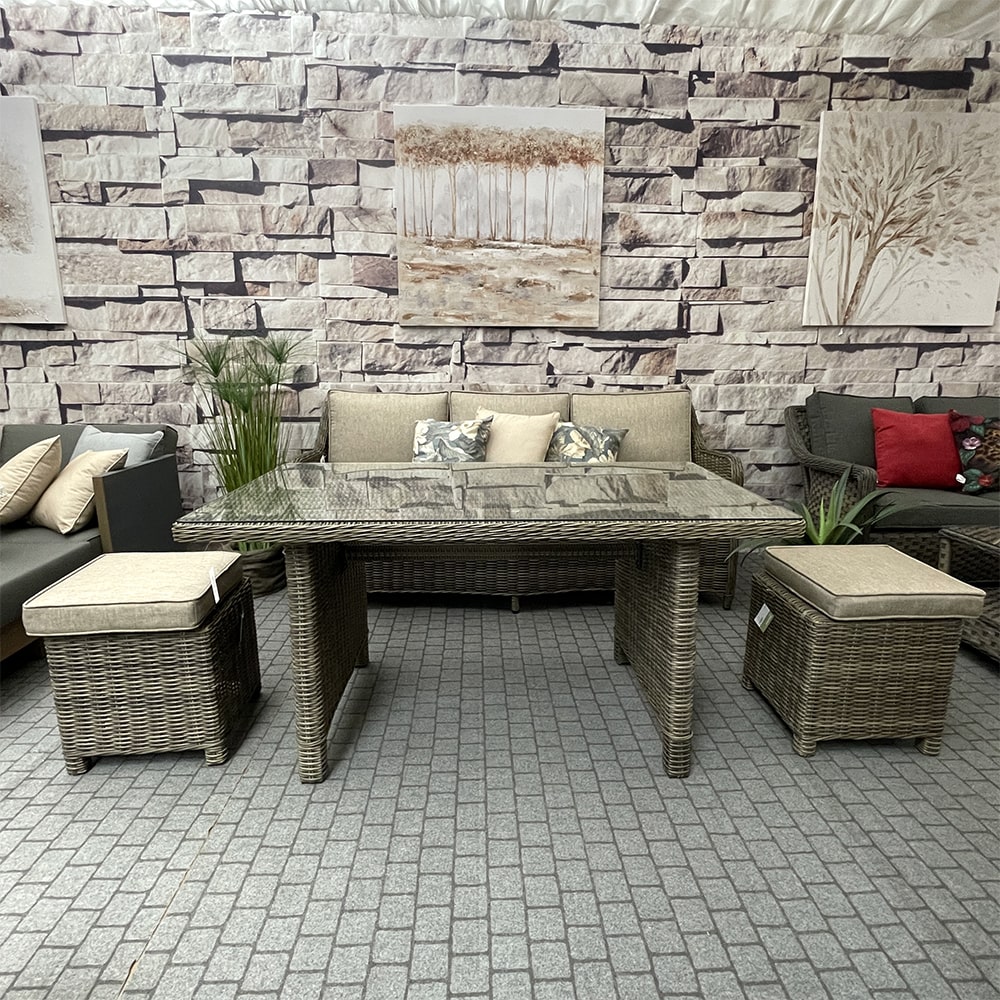 Salotto da Esterno con Tavolo Alto Los Angeles Giardinia Outdoor