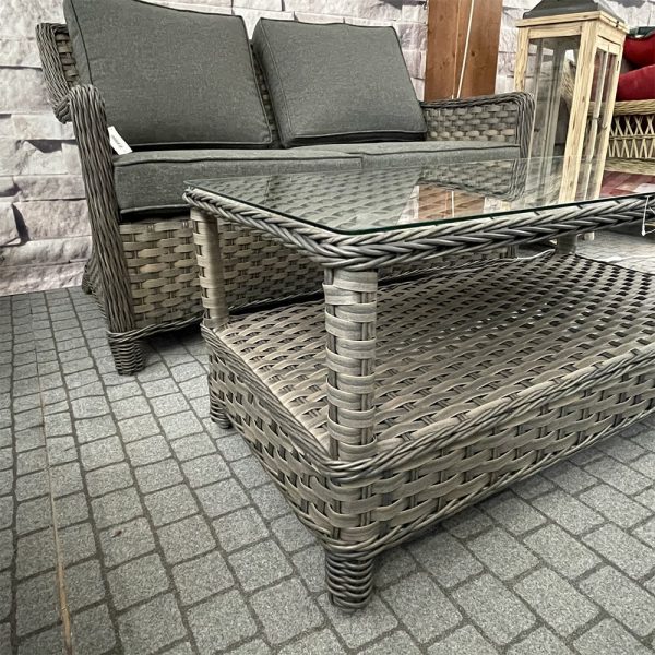 Salotto da Esterno Lounge in Ecorattan Giardinia Outdoor - Marrone - immagine 3