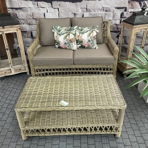 Salotto da Esterno Memphis in Ecorattan Giardinia Outdoor - Tortora