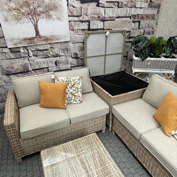 Salotto da Esterno Angolare Chicago in Ecorattan Giardinia Outdoor - Tortora - immagine 4