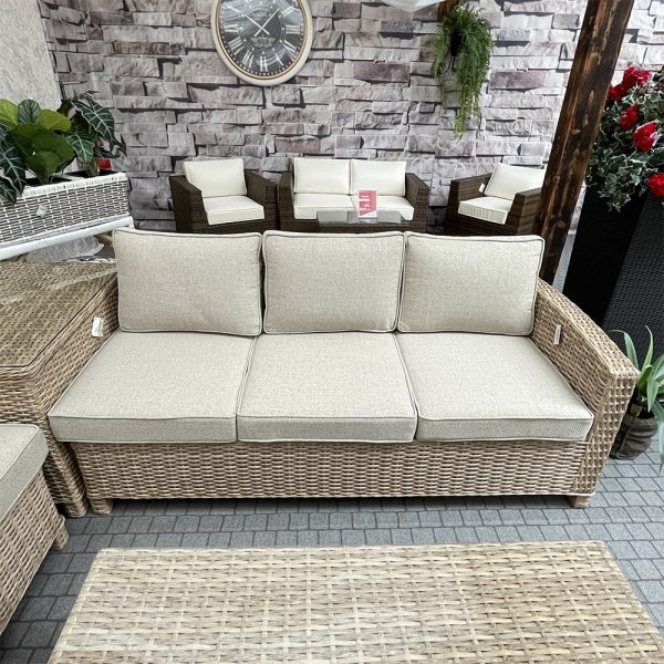 Salotto da Esterno Angolare Chicago in Ecorattan Giardinia Outdoor - Tortora - immagine 2