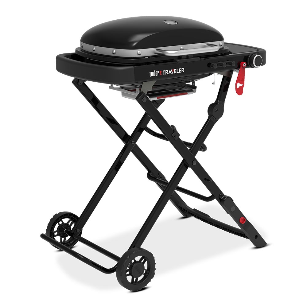 Barbecue a Gas Weber Traveler Compact con Carrello Pieghevole - immagine 4