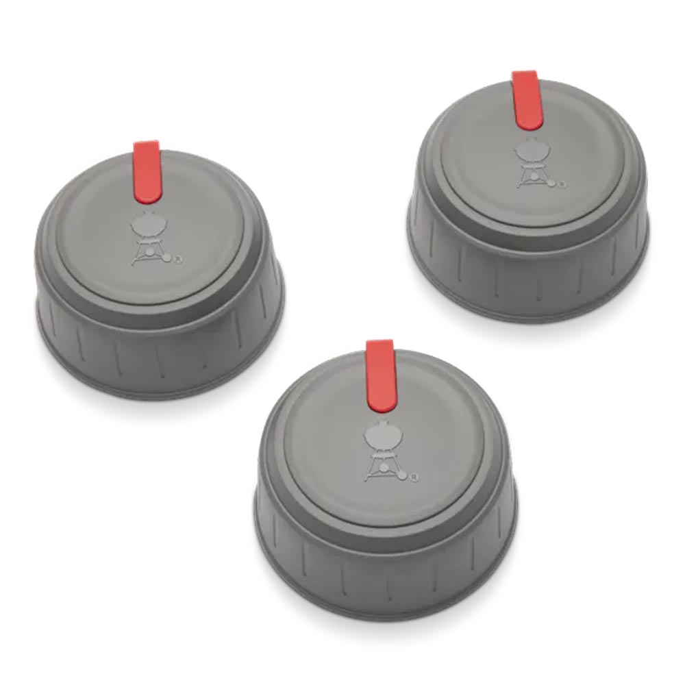 Set di tre Manopole per Barbecue a Gas Weber Spirit II - 67029