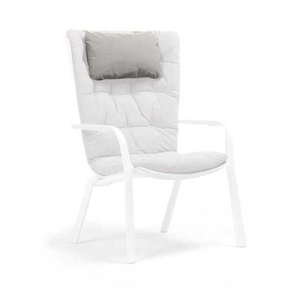 Cuscino poggiatesta per Poltrona Folio in Resina Nardi - Felce Sunbrella® - immagine 2