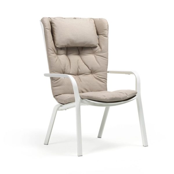 Cuscino poggiatesta per Poltrona Folio in Resina Nardi - Felce Sunbrella® - immagine 2