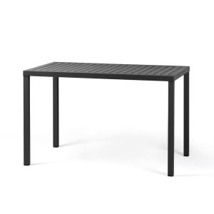 Tavolo Cube in Alluminio e Resina, 120 x 70 cm Nardi - Antracite