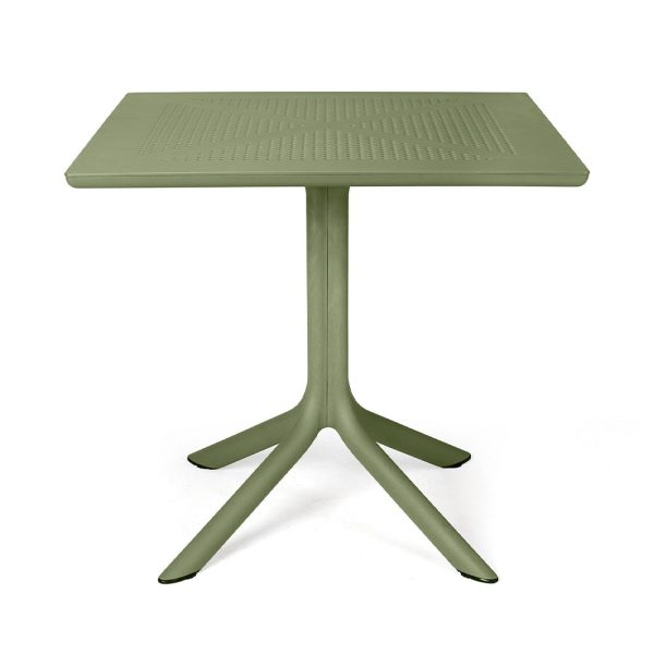 Tavolo Clip in Resina, 80 x 80 cm Nardi - Agave