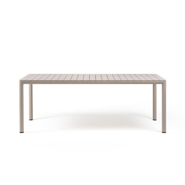 Tavolo Allungabile Tevere in Alluminio e Resina, 210/275 x 100 cm Nardi - Corda - immagine 2
