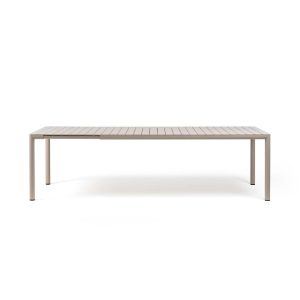 Tavolo Allungabile Tevere in Alluminio e Resina, 210/275 x 100 cm Nardi - Corda