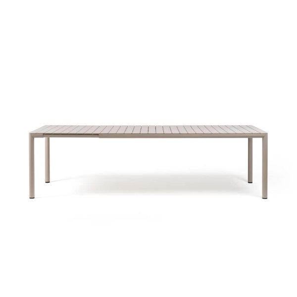 Tavolo Allungabile Tevere in Alluminio e Resina, 210/275 x 100 cm Nardi - Corda