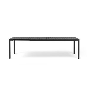 Tavolo Allungabile Tevere in Alluminio e Resina, 210/275 x 100 cm Nardi - Antracite
