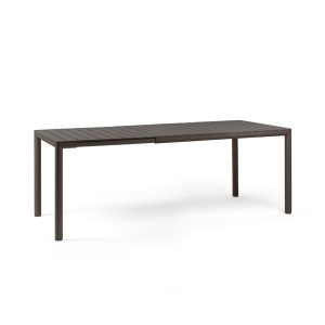 Tavolo Allungabile Tevere in Alluminio e Resina, 147/211 x 90 cm Nardi - Terra