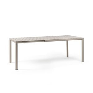 Tavolo Allungabile Tevere in Alluminio e Resina, 147/211 x 90 cm Nardi - Corda